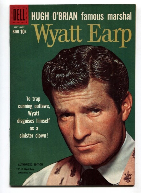 Wyatt Earp #8 1960-Dell-Hugh O'Brian-Hugh Manning TV photo-VG/FN