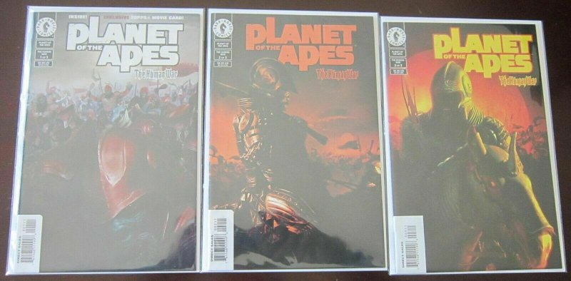 Planet of the Apes comics set:#1-3 8.0 VF (2001)