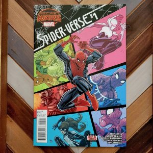 SPIDER-VERSE #1 NM (Marvel 2015) Secret Wars WARZONE ft Spider-Man Noir UK India