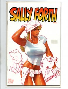 Sally Forth #8 - Adam Hughes Cover - Wally Wood - VF