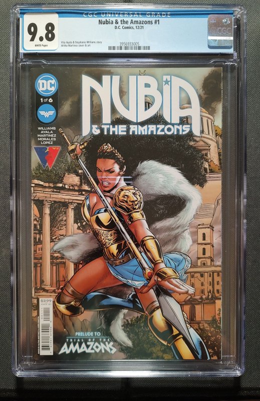 CGC Graded 9.8 Nubia & the Amazons #1