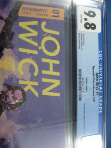 JOHN WICK 1 CGC 9.8 WHITE PAGES VARIANT CVR B FIRST APPEARANCE 2017