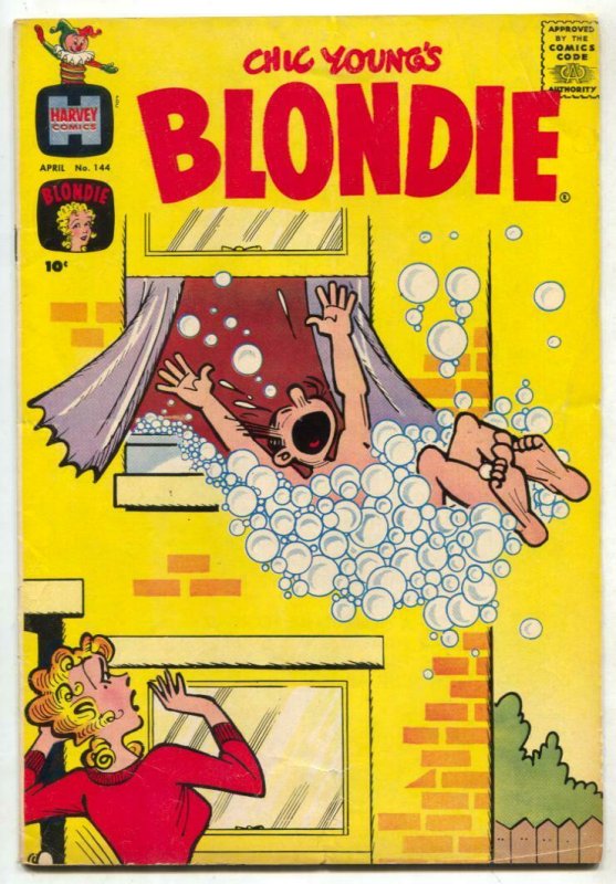 Blondie Comics #144 1961- Harvey humor VG