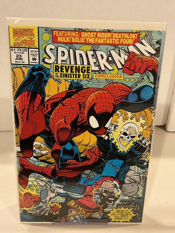 Spider-Man #23 1992 9.0 (our highest grade) Revenge of the Sinister Six! Larson!