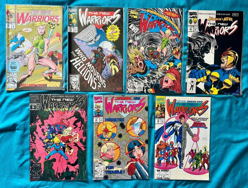 New Warriors 61 PC LOT - Issues 2-58. Annuals 1-5. 1st Apps. (9.0/9.2) 1990/95