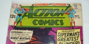 Action Comics #369 (DC, 1968) Superman and Supergirl