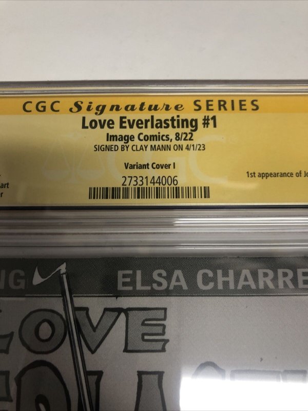Love Everlasting (2022) #1 (CGC 9.8 SS) Signed Clay Mann Tom King Story Census 1