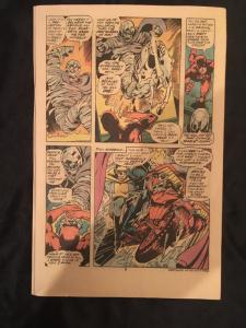 John Byrne original art; hand drawn motorcycle  theme; Ghost Rider # 20, page 3