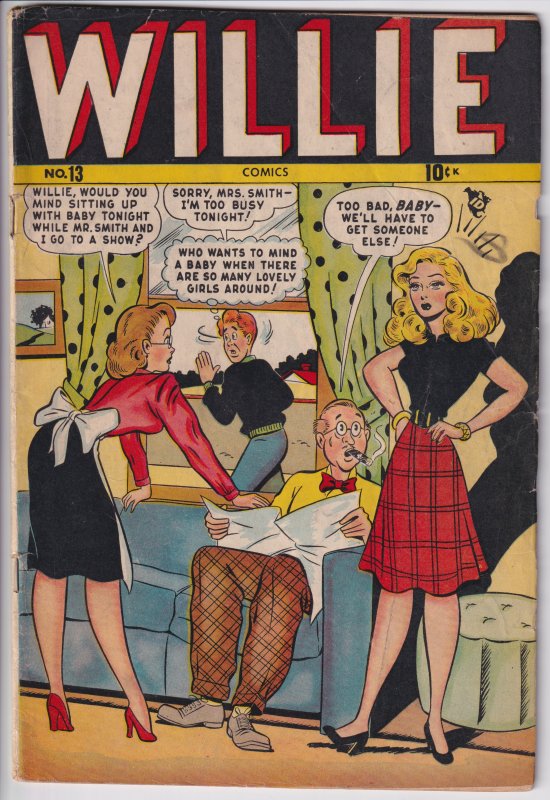 WILLIE COMICS #13 (Apr 1948) VG- 3.5