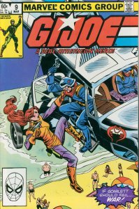 G.I. Joe A Real American Hero #9 Marvel Comics 1983 VF 