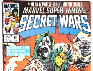 MARVEL SUPER HEROES SECRET WARS #10 VF 1984 Doctor Doom vs Beyonder MCU 