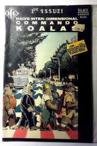 Naive Inter-Dimensional Commando Koalas #1 1986 ICG Bruce Koala 1st Print Comic