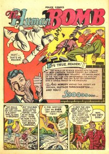 POLICE COMICS #28 (Mar1944) 4.0 VG   Cole's PLASTIC MAN! Eisner's S...
