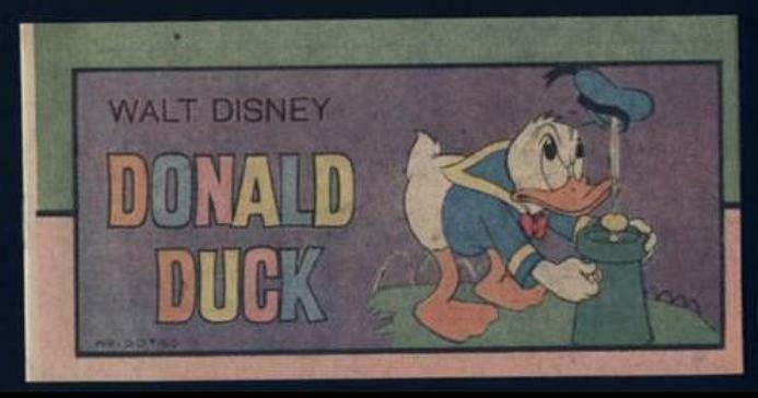 MINI COMIC 1976 WALT DISNEY DONALD DUCK #1 1976