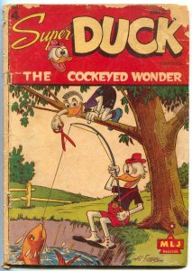 Super Duck #4 1945- Golden Age MLJ Funny Animals- bargain copy