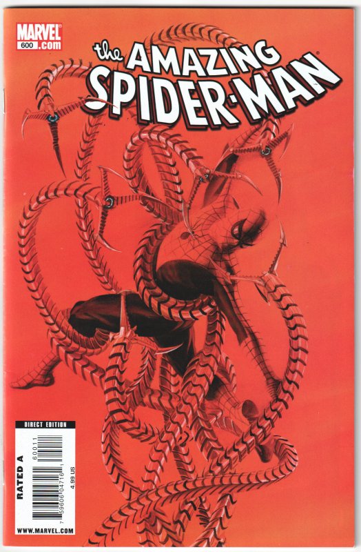 The Amazing Spider-Man #600 Ross Cover (2009)