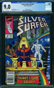 Silver Surfer #35 (1990) CGC 9.0 VFNM