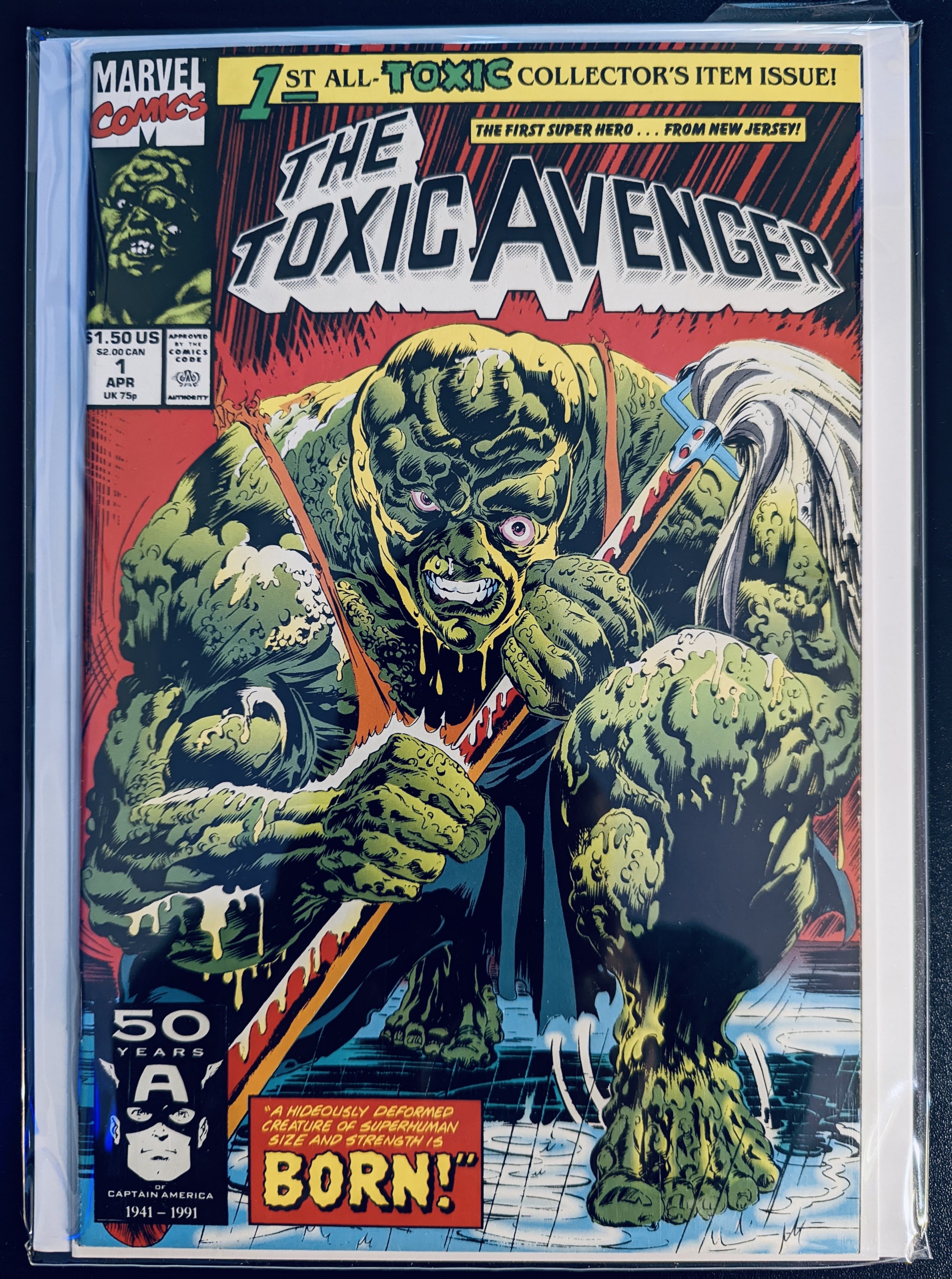 Toxic Avenger 1 Direct Edition 1991 NM Comic Books Copper Age