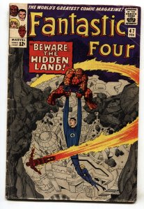 FANTASTIC FOUR #47--1966--JACK KIRBY ART--MARVEL COMICS--VG-