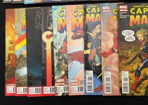 Captain Marvel, A-Force, The Ultimates - 34 book lot