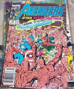 Avengers # 305 (Jul 1989, Marvel) lava men thor she hulk captain america byrne