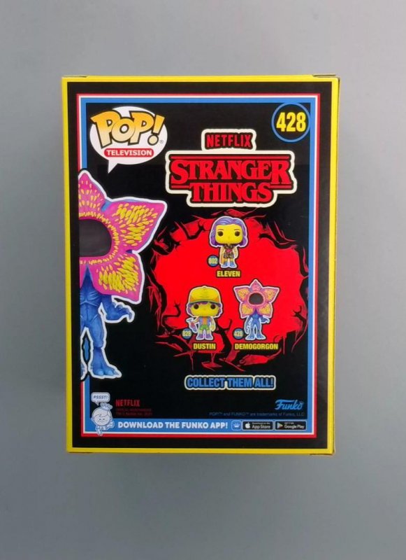 Funko Pop! Demogorgon #428, Stranger Things, Blacklight Target Excl.