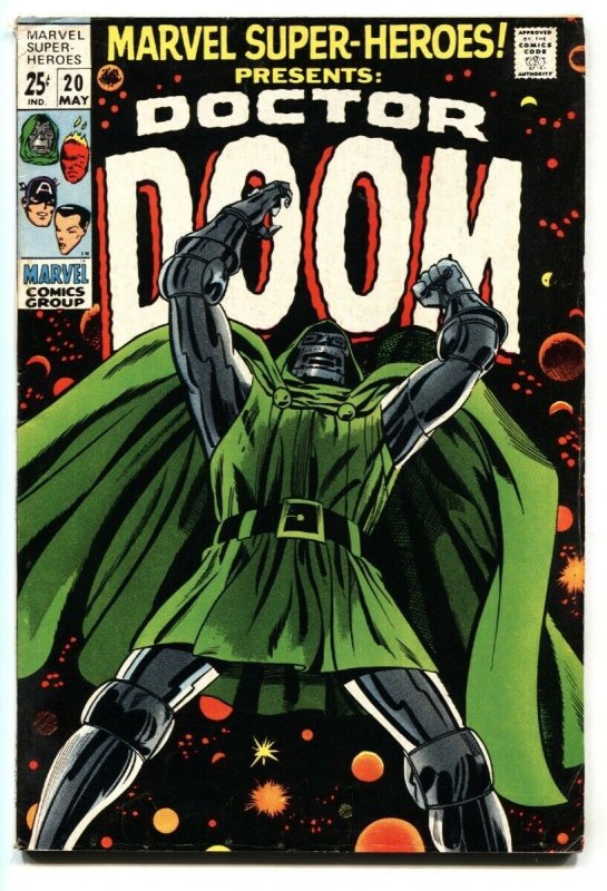 Marvel Super-Heroes #20  DOCTOR DOOM 1969 comic book FN