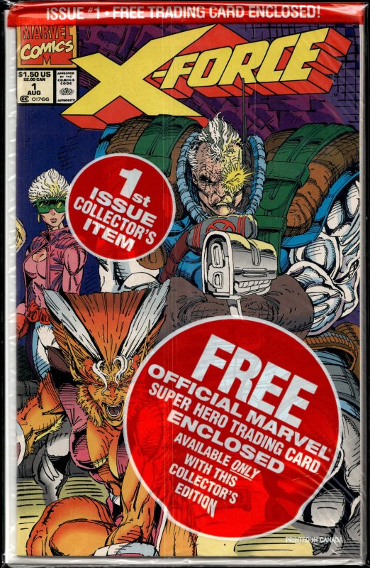 X-Force #1 Bagged Variant (1991) X-Force
