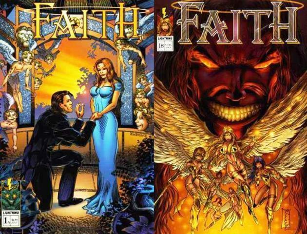 FAITH (1997 LIGHTNING) 1A-1B set of both variant covers