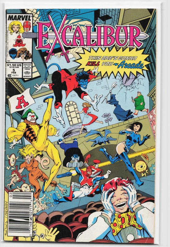 Excalibur #5 (1989) Excalibur