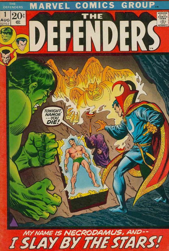Defenders, The #1 VG ; Marvel | low grade comic Doctor Strange Hulk Namor Sub-Ma