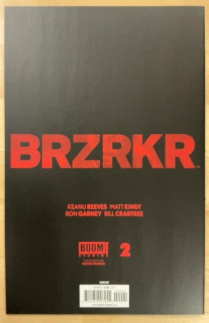 BRZRKR #2 Cover I (2021)