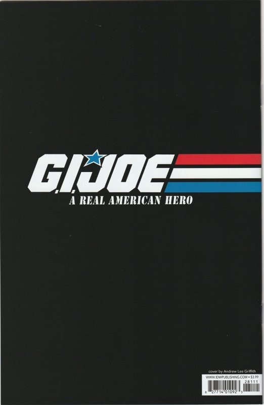 GI JOE A REAL AMERICAN HERO # 281 (2021 IDW) 1st APPEARANCE OF SHERLOCK