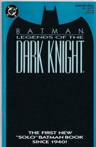 Batman Legends of the Dark Knight #1 ORIGINAL Vintage 1987 DC Comics