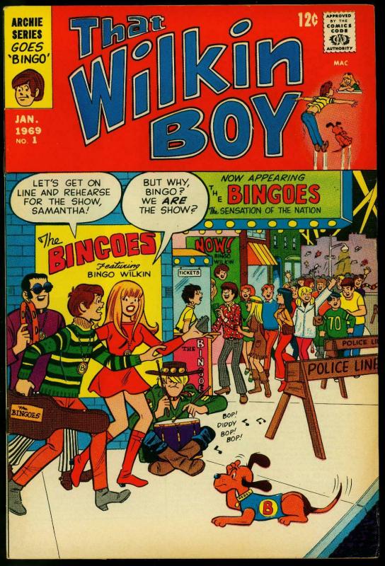 That Wilkin Boy #1 1969- Archie Comics- 1st Bingoes & Samantha- FN