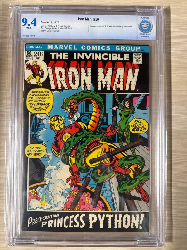 Iron Man #50 (1972) CBCS 9.4