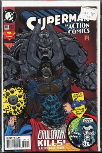 Action Comics #695 Embossed Cover (1994) Superman