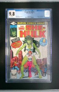 Savage She-Hulk #1 Origin and 1st App She Hulk CGC 9.8, Marvel Comics, 1980