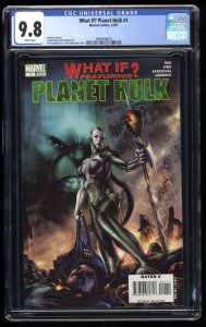 What If? Planet Hulk #1 CGC NM/M 9.8 White Pages 1st Skaar Cameo!