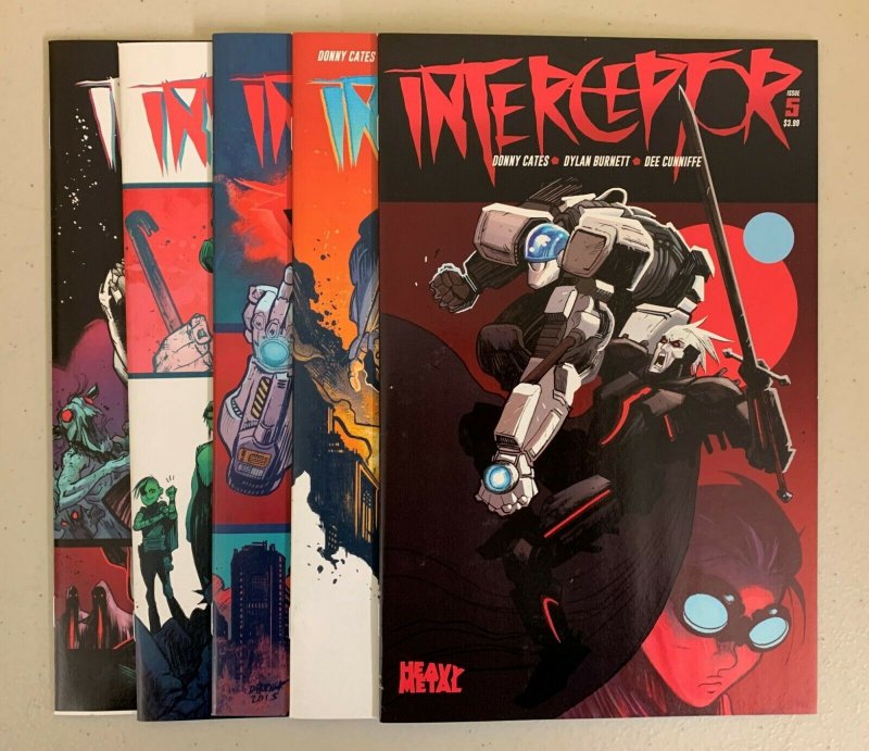 Interceptor #1-5 2015 Heavy Metal Early Donny Cates 8.5+ 