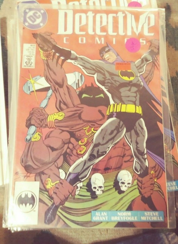 DETECTIVE COMICS  # 602 BATMAN  1989 DC   entrigan demon bruce wayne  