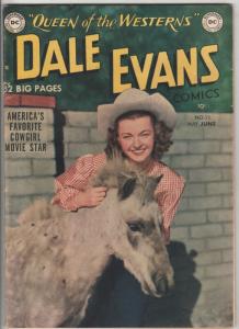 Dale Evans Comics #11 (Jun-50) FN/VF+ Mid-High-Grade Dale Evans, Bullet