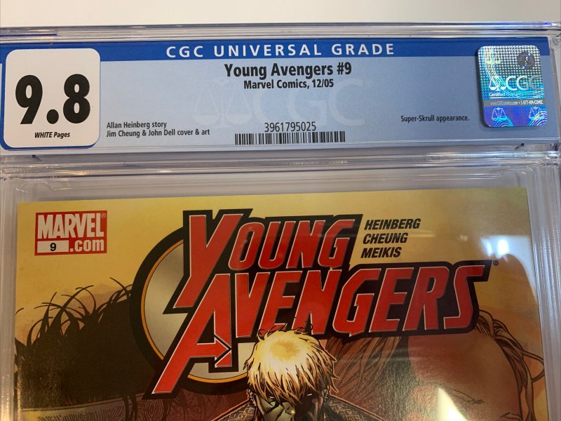 Young Avengers (2005) # 9 (CGC 9.8 WP)| Kate Bishop Disney+