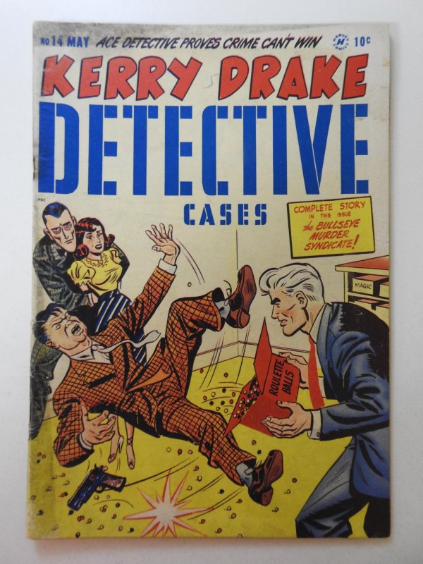 Kerry Drake Detective Cases #14 (1949) Sharp GVG Condition!