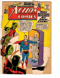 Action Comics # 292 FR DC Comic Book Silver Age Lex Luthor Cover MS21