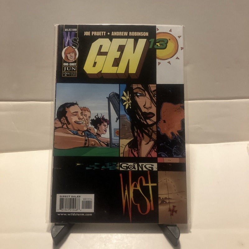 Cb18~comic book~rare gen 13 going west one-shot june