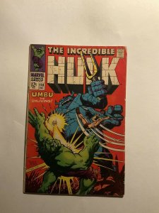 Incredible Hulk 110 Fine+ Fn+ 6.5 Marvel