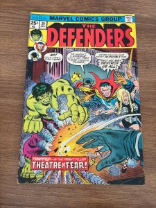Defenders # 30 VG Marvel Comic Book Dr Strange Hulk Silver Surfer 17 J437