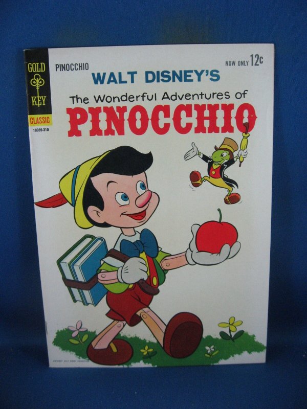 WONDERFUL WORLD OF PINOCCHIO 1 VF GOLD KEY 1971