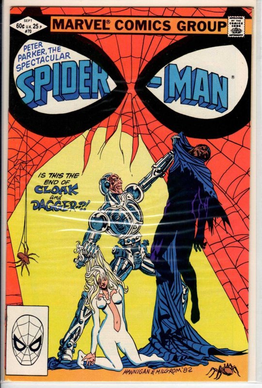 The Spectacular Spider-Man #70 Direct Edition (1982) 8.5 VF+